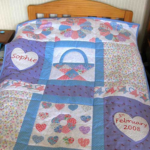 Personalised Keepsake Quilt