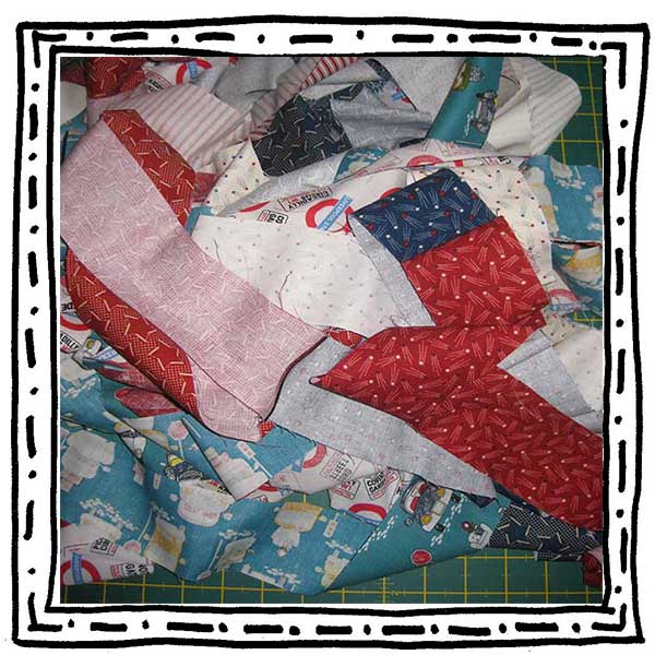 Personalised quilt – work in progress