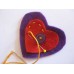 Make your own heart keyring   - felt craft kit