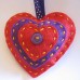 Make your own heart keyring   - felt craft kit